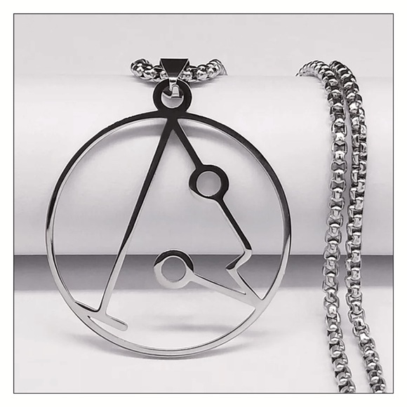 Arch Angel Metatron Sigil Protection Intention Necklace - Picture 5 of 8